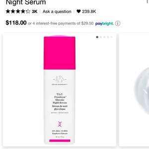 Drunk Elephant TLC Framboos Glycolic Night Serum